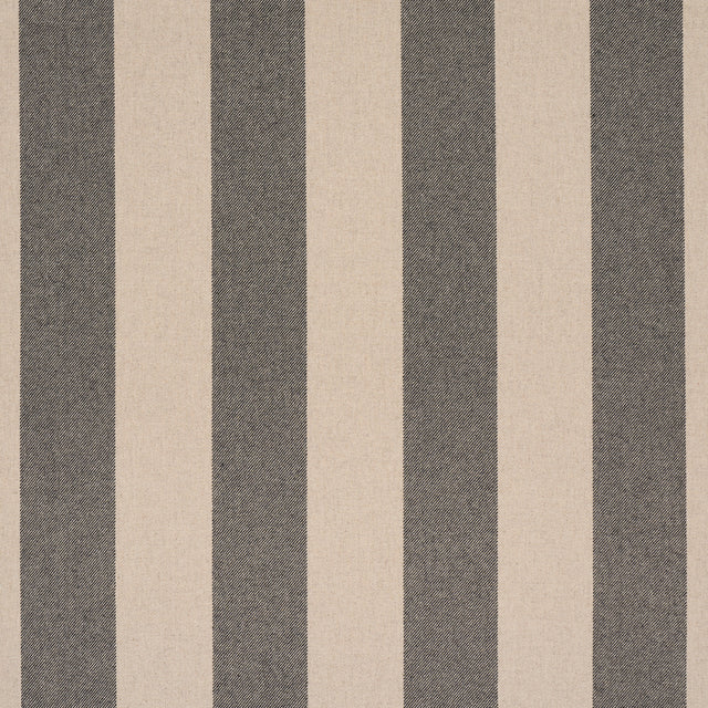 Schumacher 85042 HEMLOCK STRIPE in GRAPHITE Fabric - LUXE LO