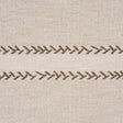 Schumacher 85050 PLAINS STRIPE CASEMENT in FLAX Fabric - LUX