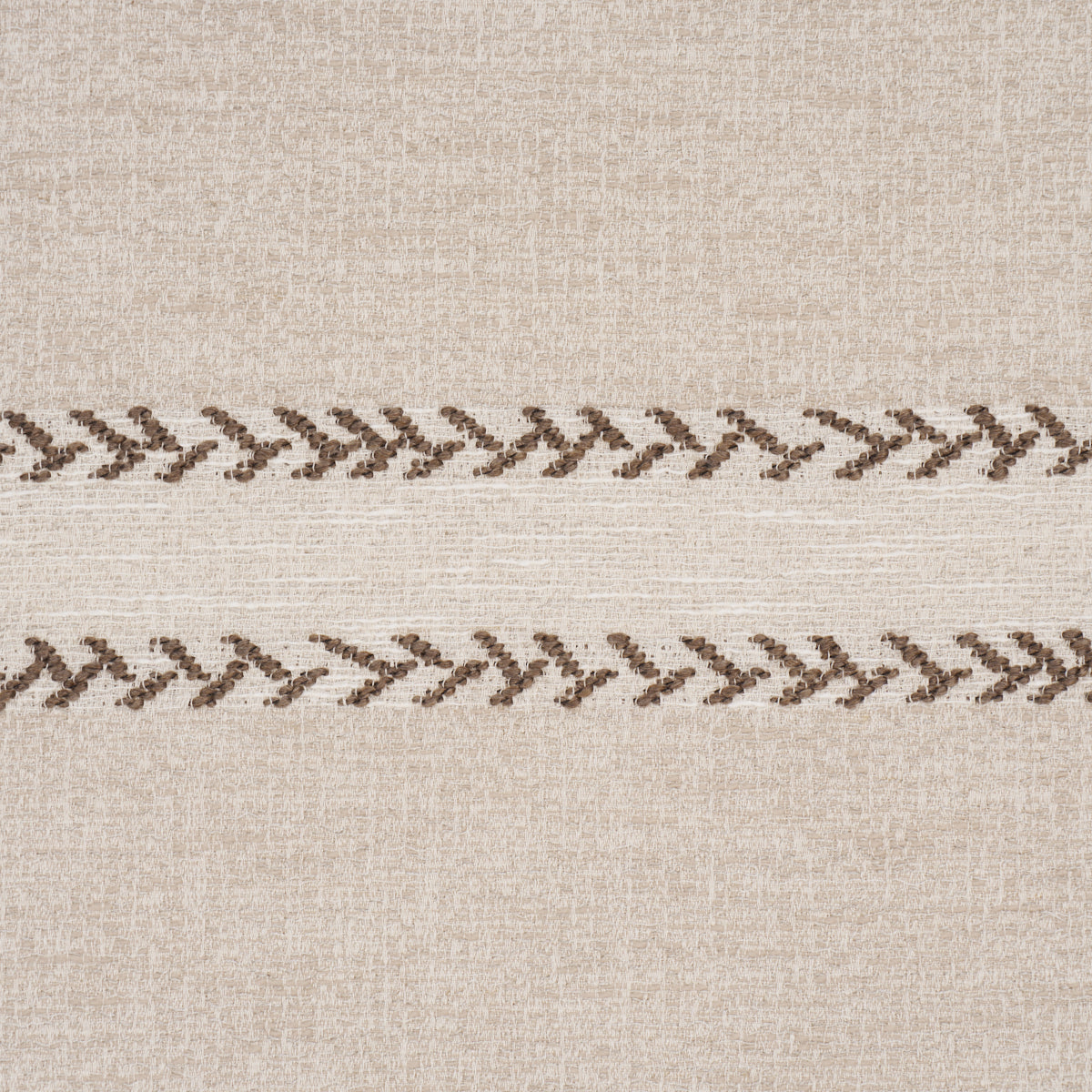 Schumacher 85050 PLAINS STRIPE CASEMENT in FLAX Fabric - LUX