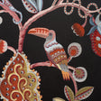 Schumacher 85110 BIRDS OF PARADISE WOVEN in NOIR Fabric - ST