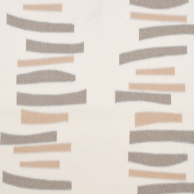 Schumacher 85152 JENSEN SHEER in BROWN Fabric - SHEERS & CAS