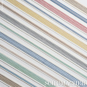 Schumacher 85183 PORTOLA TAPE NARROW INDOOR/OUTDOOR in BLUE 