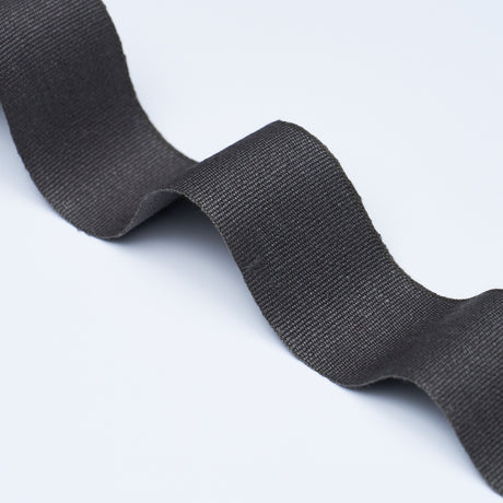 Schumacher 85250 MATHIAS LINEN TAPE WIDE in CHARCOAL Trim - 