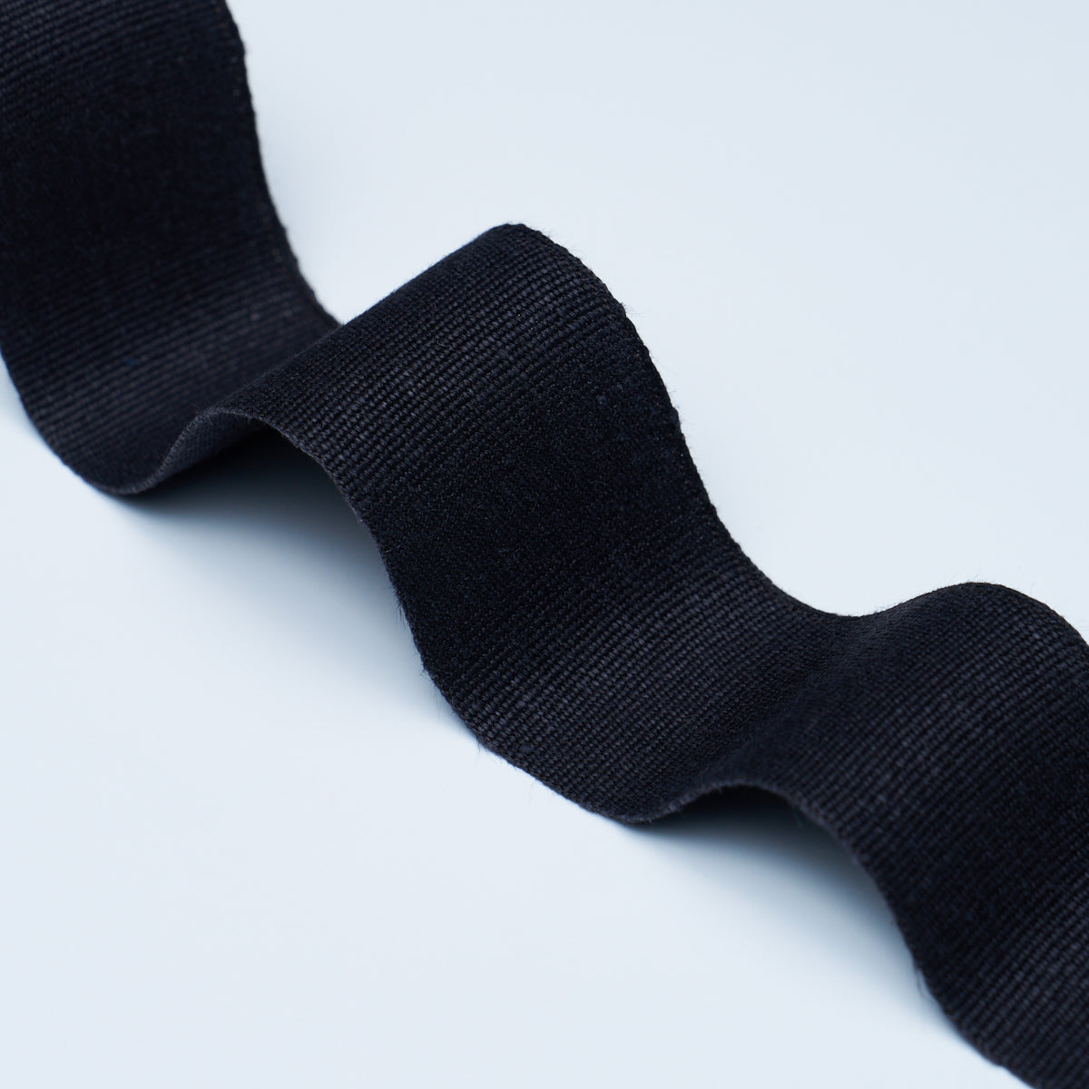 Schumacher 85252 MATHIAS LINEN TAPE WIDE in BLACK Trim - PER