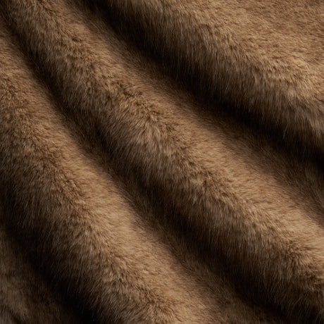 Schumacher 85330 ERIKSON FAUX FUR in UMBER Fabric - FAUX FUR