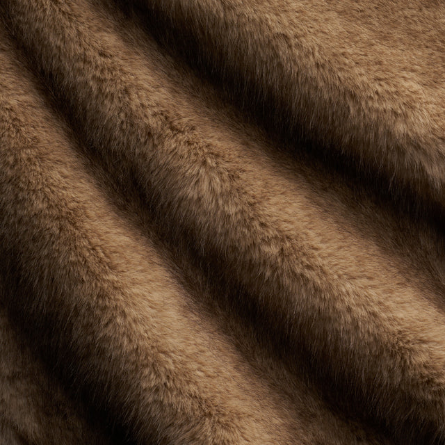 Schumacher 85330 ERIKSON FAUX FUR in UMBER Fabric - FAUX FUR