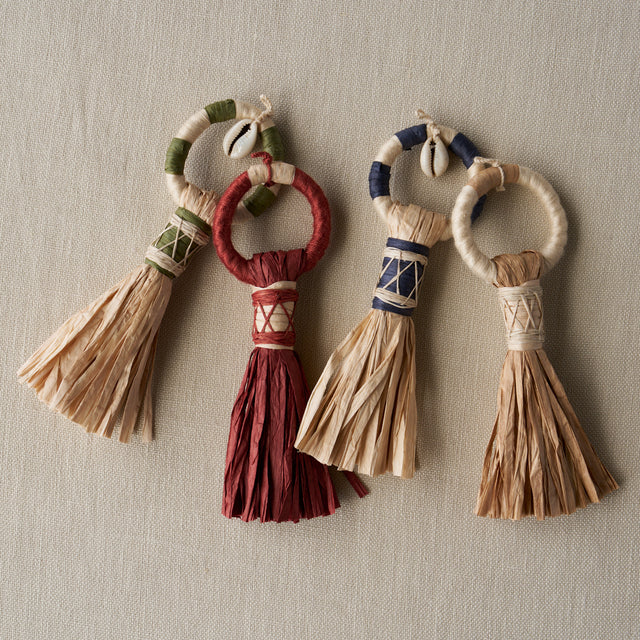 Schumacher 85390 BROOM TASSEL in CAYENNE Trim - JOHANNA ORTI
