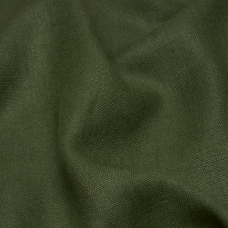 Schumacher 85400 PIET PERFORMANCE LINEN in HUNTER GREEN Fabr
