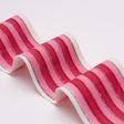 Schumacher 85430 ARYA STRIPE HAND BLOCK TRIM in PINK Trim - 