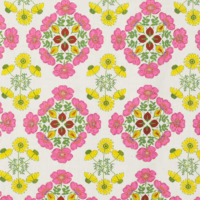 Schumacher 854B29 ROSA in SPRING Fabric - RAOUL TEXTILES