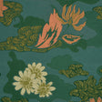 Schumacher 85500 LIAN DREAM in TURQUOISE Fabric - LAURA GONZ