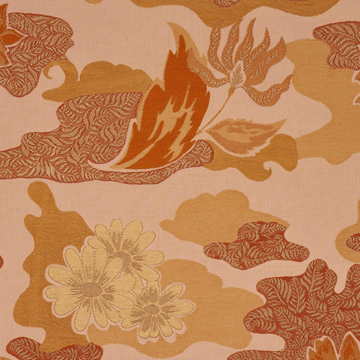 Schumacher 85501 LIAN DREAM in CORAL Fabric - LAURA GONZALEZ