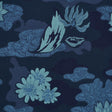 Schumacher 85502 LIAN DREAM in BLEU Fabric - LAURA GONZALEZ