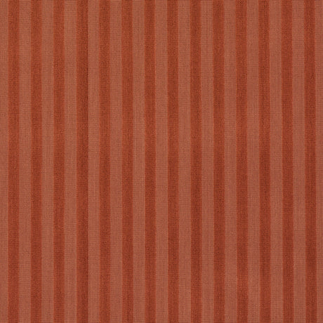 Schumacher 85510 PIPE ILLUSION in PAPAYA Fabric - LAURA GONZ