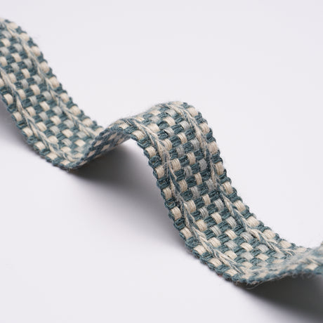 Schumacher 85541 COUNTRY BRAID in TEAL Trim - A COUNTRY LIFE