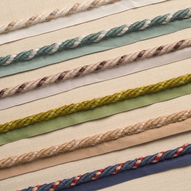 Schumacher 85552 COUNTRY CORD in FLAX Trim - A COUNTRY LIFE