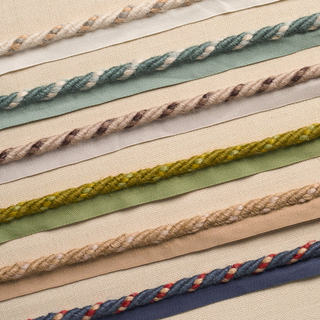 Schumacher 85553 COUNTRY CORD in BURLAP Trim - A COUNTRY LIF