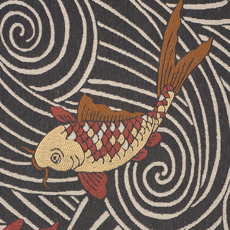 Schumacher 85590 KOI FISH in MIDNIGHT Fabric - RHYTHM IN MOT