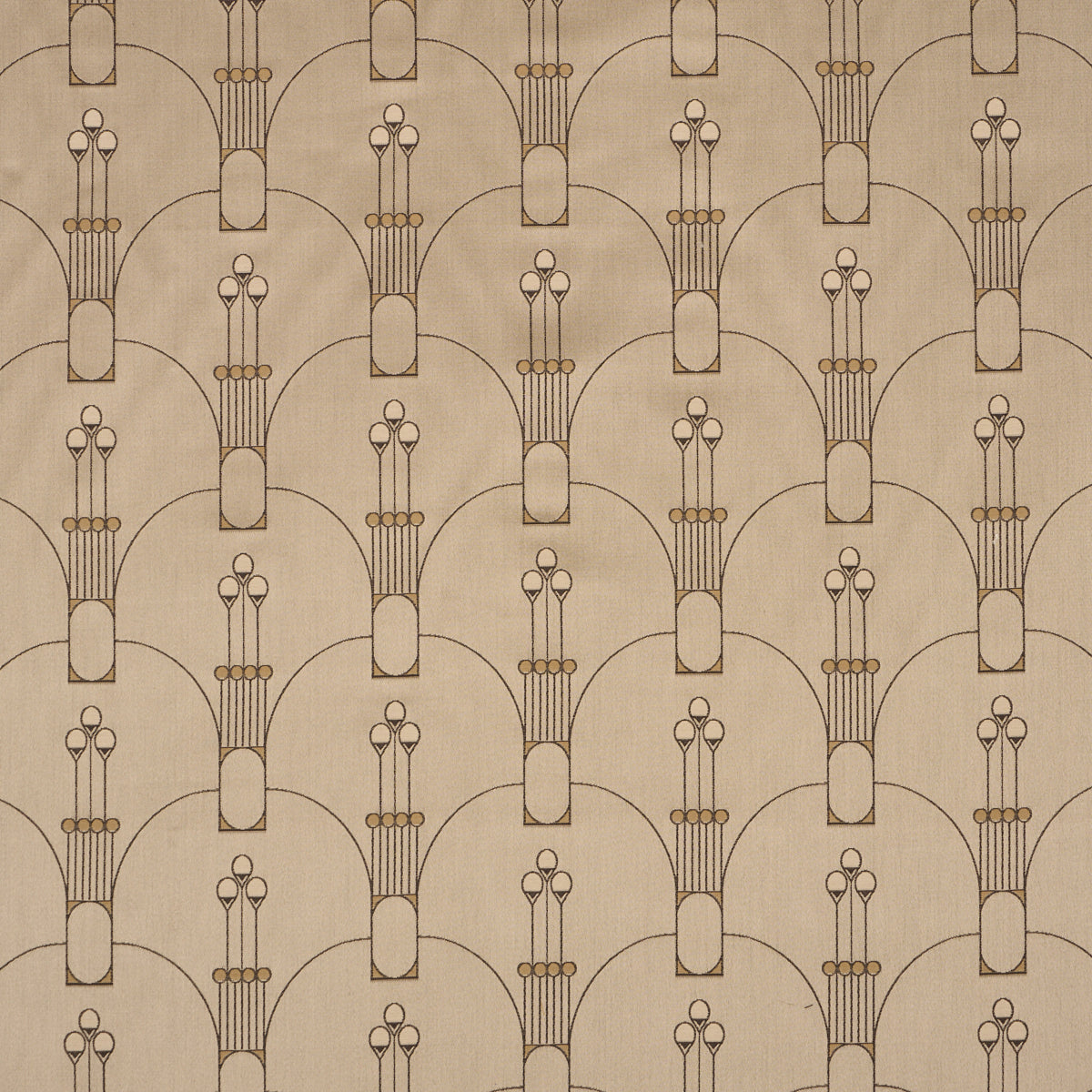 Schumacher 85600 SWANSON SCALLOP in PEWTER Fabric - RHYTHM I