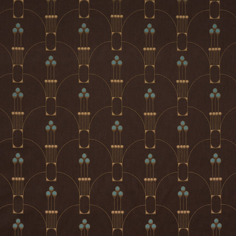 Schumacher 85602 SWANSON SCALLOP in CARBON Fabric - RHYTHM I