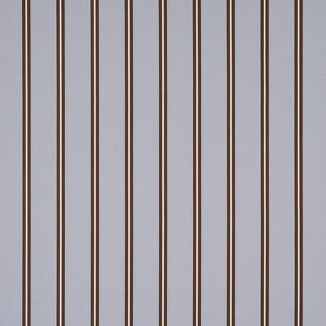 Schumacher 85621 BRIONY STRIPE in SKY Fabric - NEW TRADITION