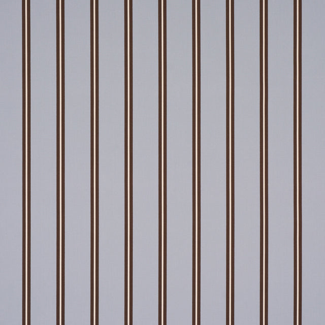 Schumacher 85621 BRIONY STRIPE in SKY Fabric - NEW TRADITION