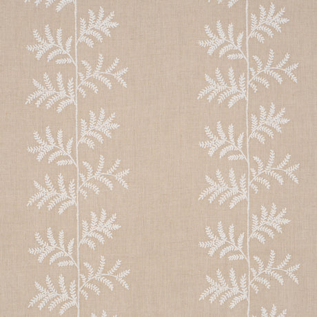 Schumacher 85631 ELOISE EMBROIDERY in NATURAL Fabric - NEW T