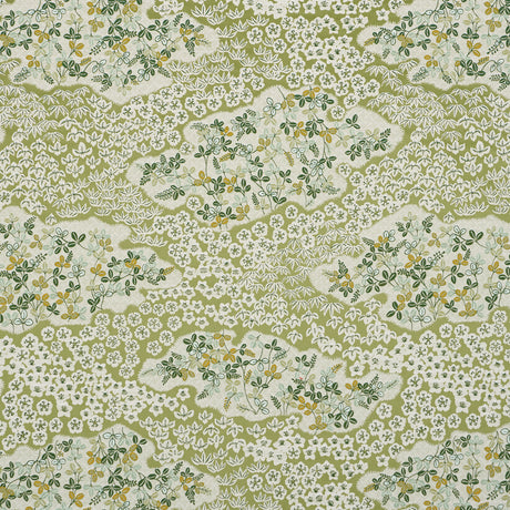 Schumacher 85640 LORENE in LEAF Fabric - NEW TRADITIONAL