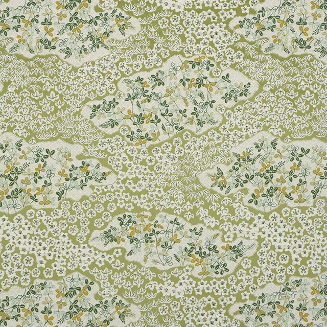 Schumacher 85640 LORENE in LEAF Fabric - NEW TRADITIONAL
