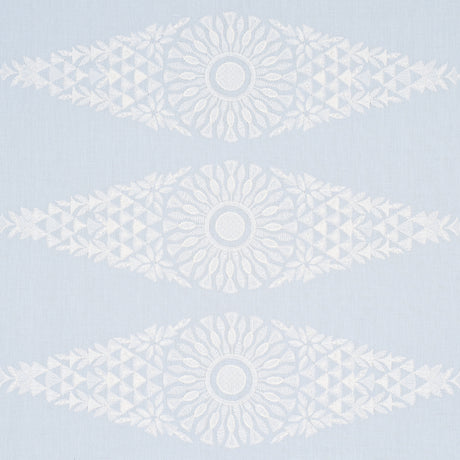 Schumacher 85671 TASMIN EMBROIDERY in SOFT BLUE Fabric - NEW