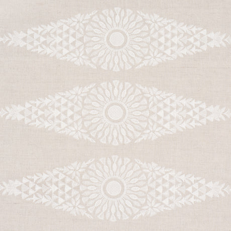 Schumacher 85672 TASMIN EMBROIDERY in NATURAL Fabric - NEW T