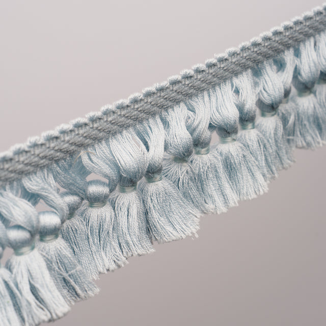 Schumacher 85682 ROSALIND TASSEL TRIM in SKY Trim - NEW TRAD