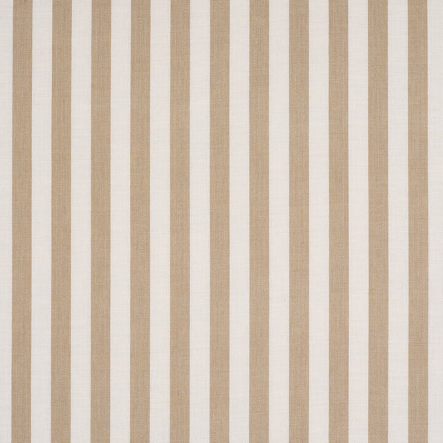 Schumacher 85800 HANSON INDOOR/OUTDOOR STRIPE in SAND Fabric