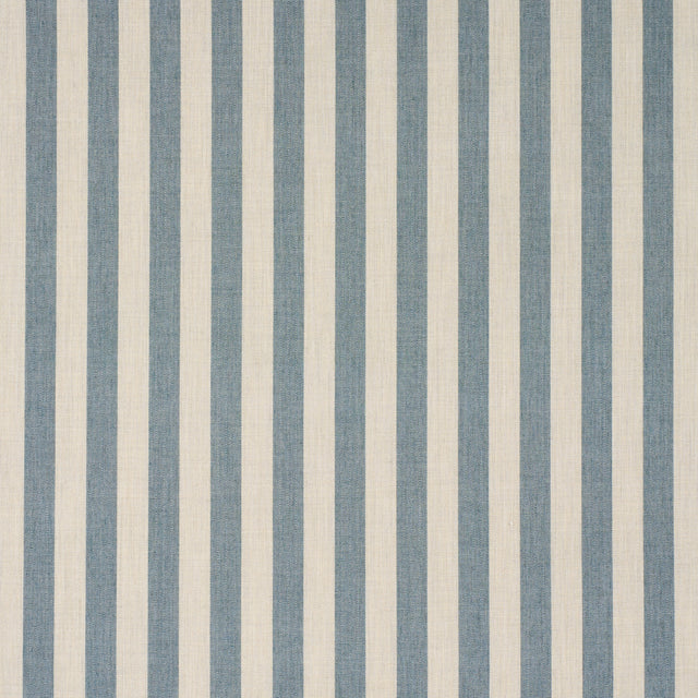 Schumacher 85802 HANSON INDOOR/OUTDOOR STRIPE in TEAL Fabric