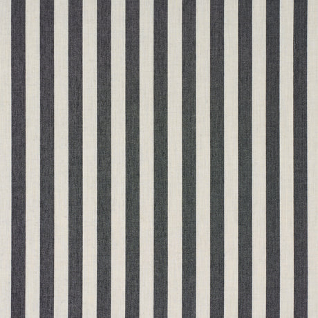 Schumacher 85804 HANSON INDOOR/OUTDOOR STRIPE in BLACK Fabri