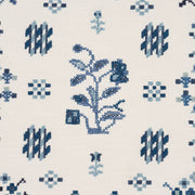 Schumacher 85981 FAIRVIEW CROSS STITCH EMBROIDERY in INDIGO 