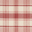 Schumacher 85991 HEIDI PLAID in CRANBERRY Fabric - PRAIRIE