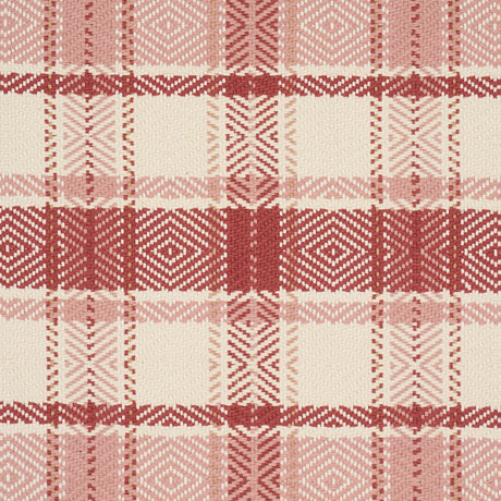 Schumacher 85991 HEIDI PLAID in CRANBERRY Fabric - PRAIRIE