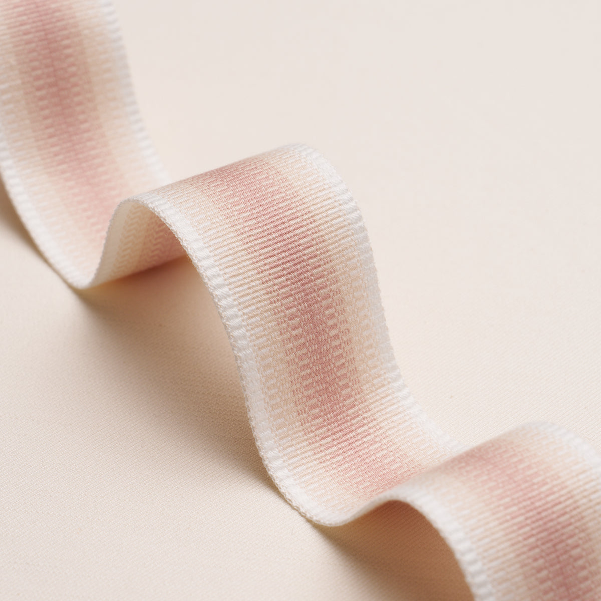 Schumacher 86172 BELTON TAPE NARROW in BLUSH Trim - PERENNIA