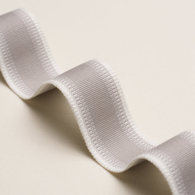 Schumacher 86174 BELTON TAPE NARROW in GREY Trim - PERENNIAL
