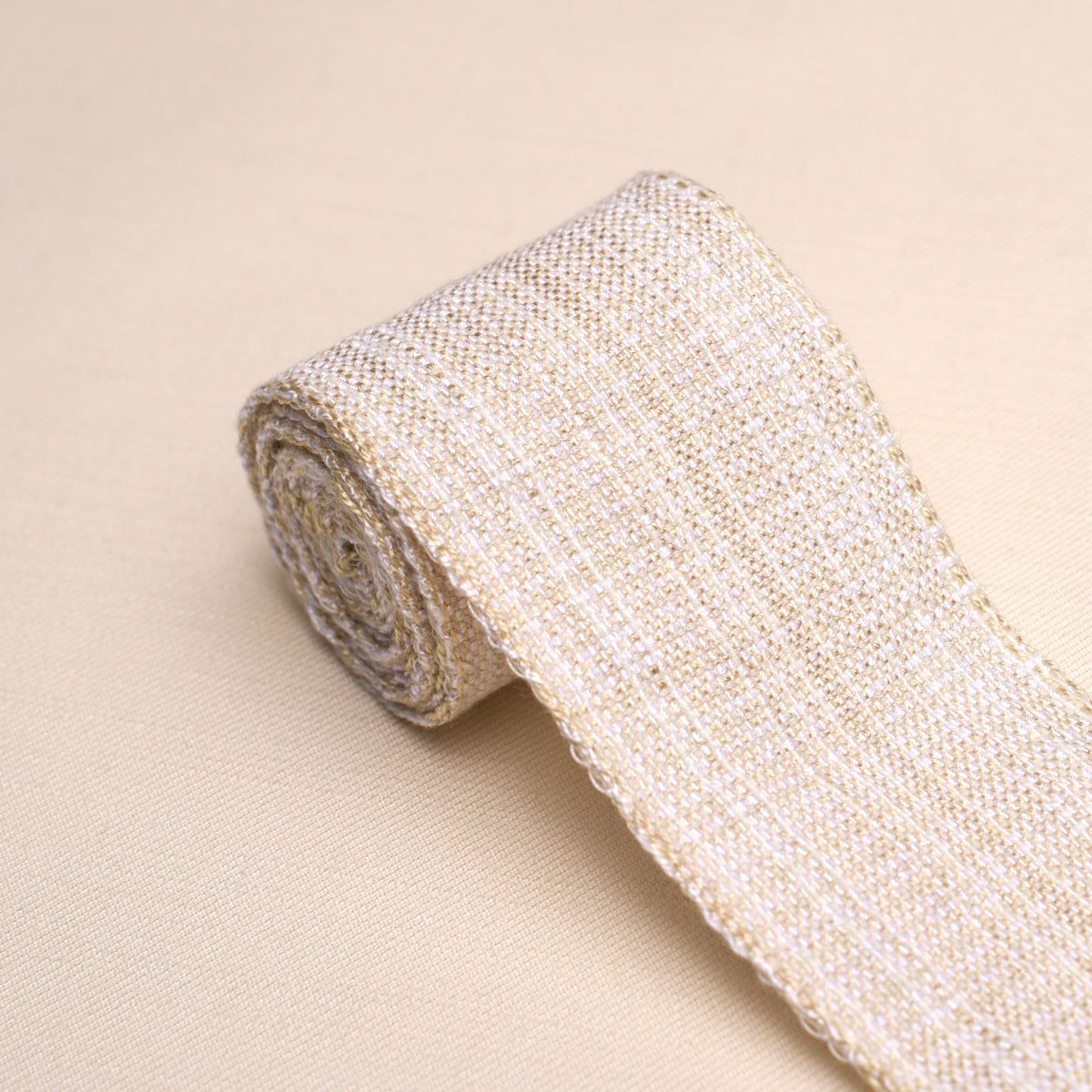 Schumacher 86191 TWEED TAPE MEDIUM in IVORY Trim - PERENNIAL