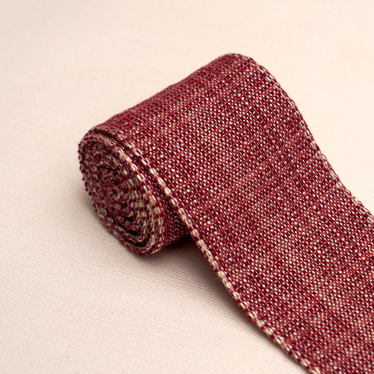 Schumacher 86193 TWEED TAPE MEDIUM in RED Trim - PERENNIAL F