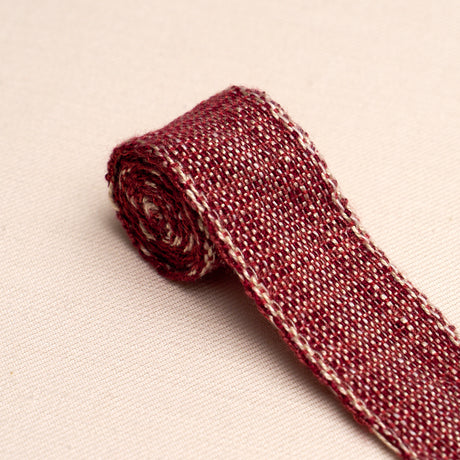 Schumacher 86205 TWEED TAPE NARROW in RED Trim - PERENNIAL F