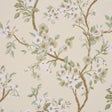 Schumacher 86220 CHERRY BLOSSOM in CITRON Fabric - SCHUMACHE