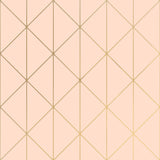 Engblad & Co 8805 Diamonds Blush Geometric Wallpaper