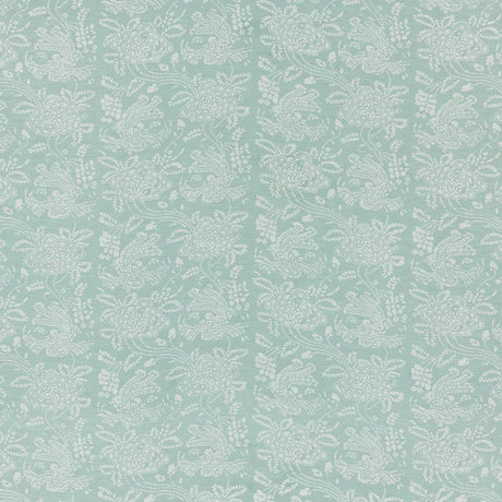 Schumacher 901S80 PEONY BY RAOUL in SEA Fabric - RAOUL TEXTI