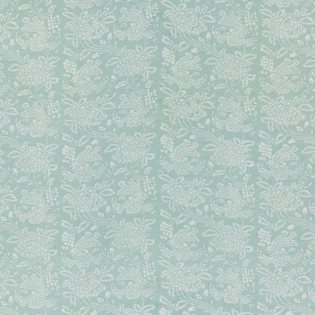 Schumacher 901S80 PEONY BY RAOUL in SEA Fabric - RAOUL TEXTI