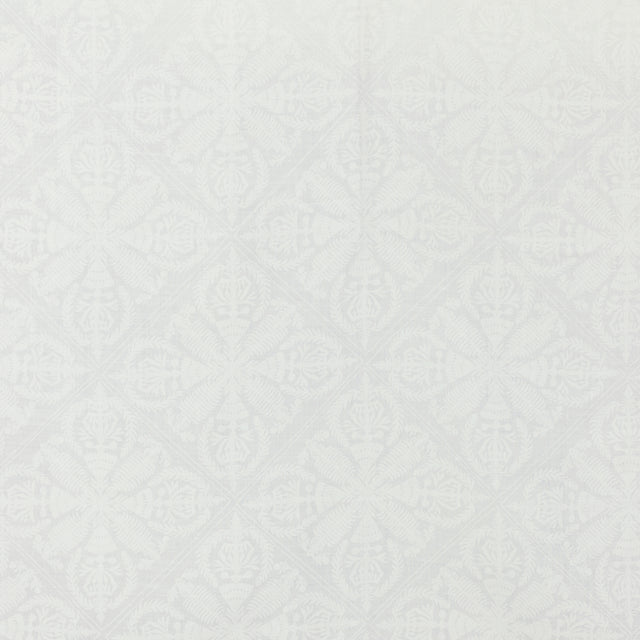 Schumacher 905B35 KAHILI in WHITE Fabric - RAOUL TEXTILES