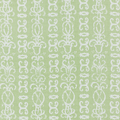 Schumacher 907B37 PINEAPPLE STRIPE in CAPER Fabric - RAOUL T