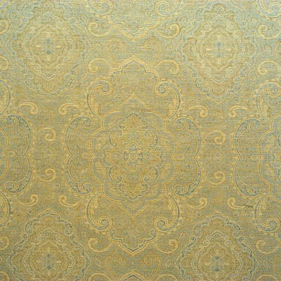 KRAVET COUTURE 9089.113.0 PAISLEY SHEER BLUE STONE Fabric - Eade's Wallpaper